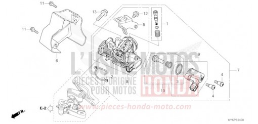 THROTTLE BODY CRF110FR de 2024